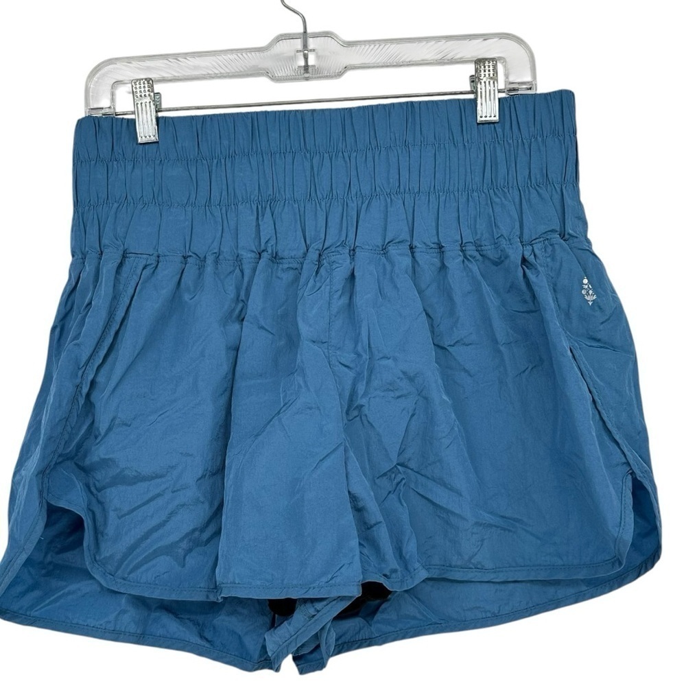 Free People Movement‎ The Way Home Shorts Women’s XL Teal Activewear 2” Inseam